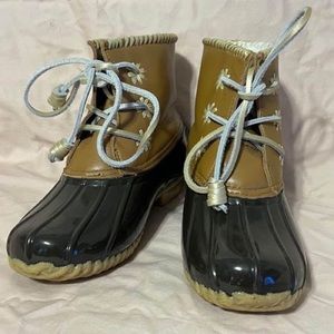 Jack Rogers - Chloe Rain Fleece-lined Duck Boots - Womens size 7 - $60
